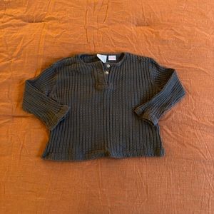 Zara Kids Ribbed Long Sleeve Top